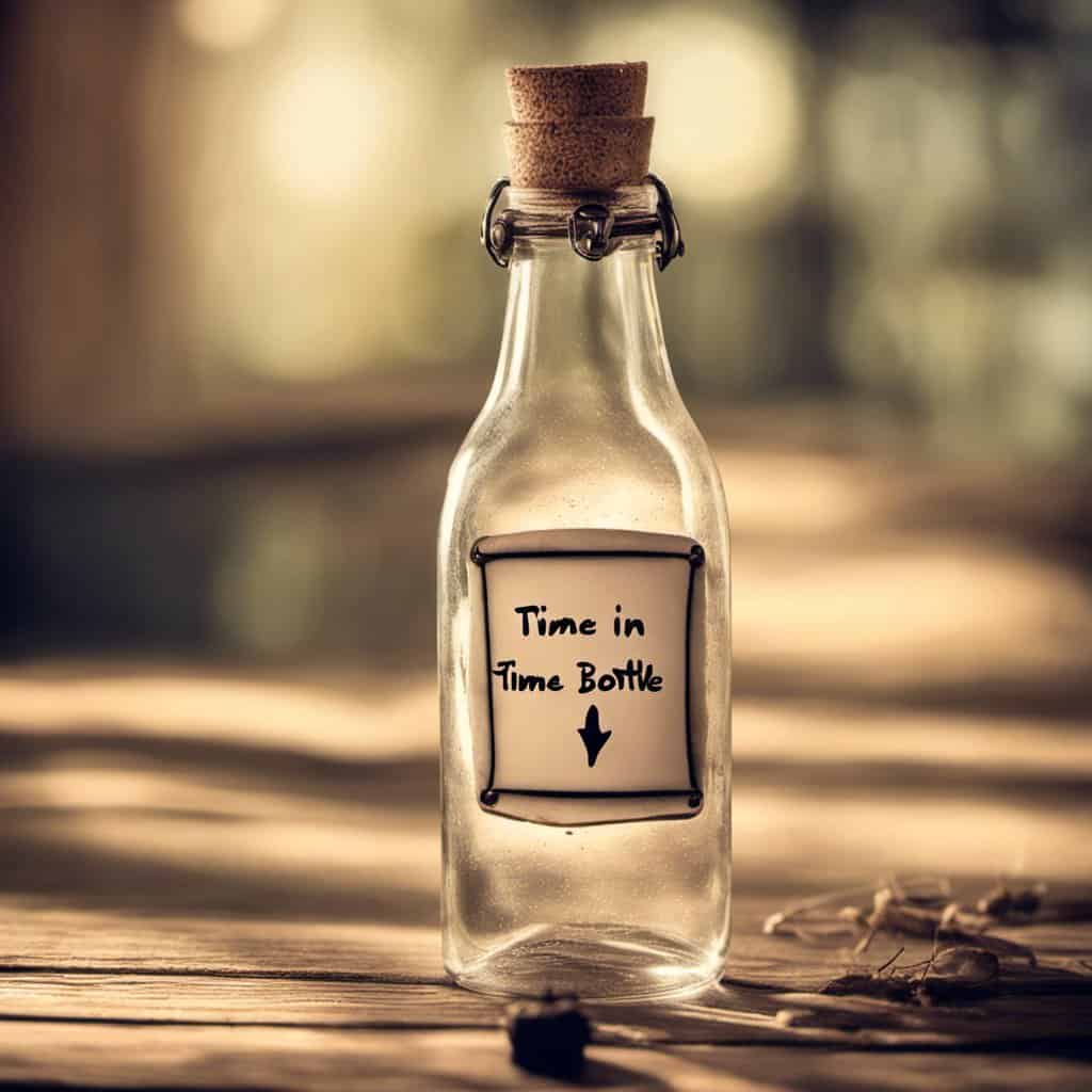 personal significance of time in a bottle
